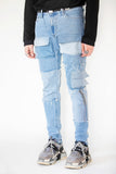 Unraveled Pocket Denim Blue