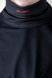 Oversized Layered Roll-Neck Longsleeve Tee