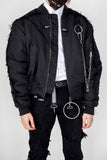 Unraveled Bomber Jacket