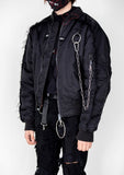 Unraveled Bomber Jacket