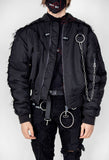 Unraveled Bomber Jacket