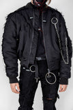 Unraveled Bomber Jacket